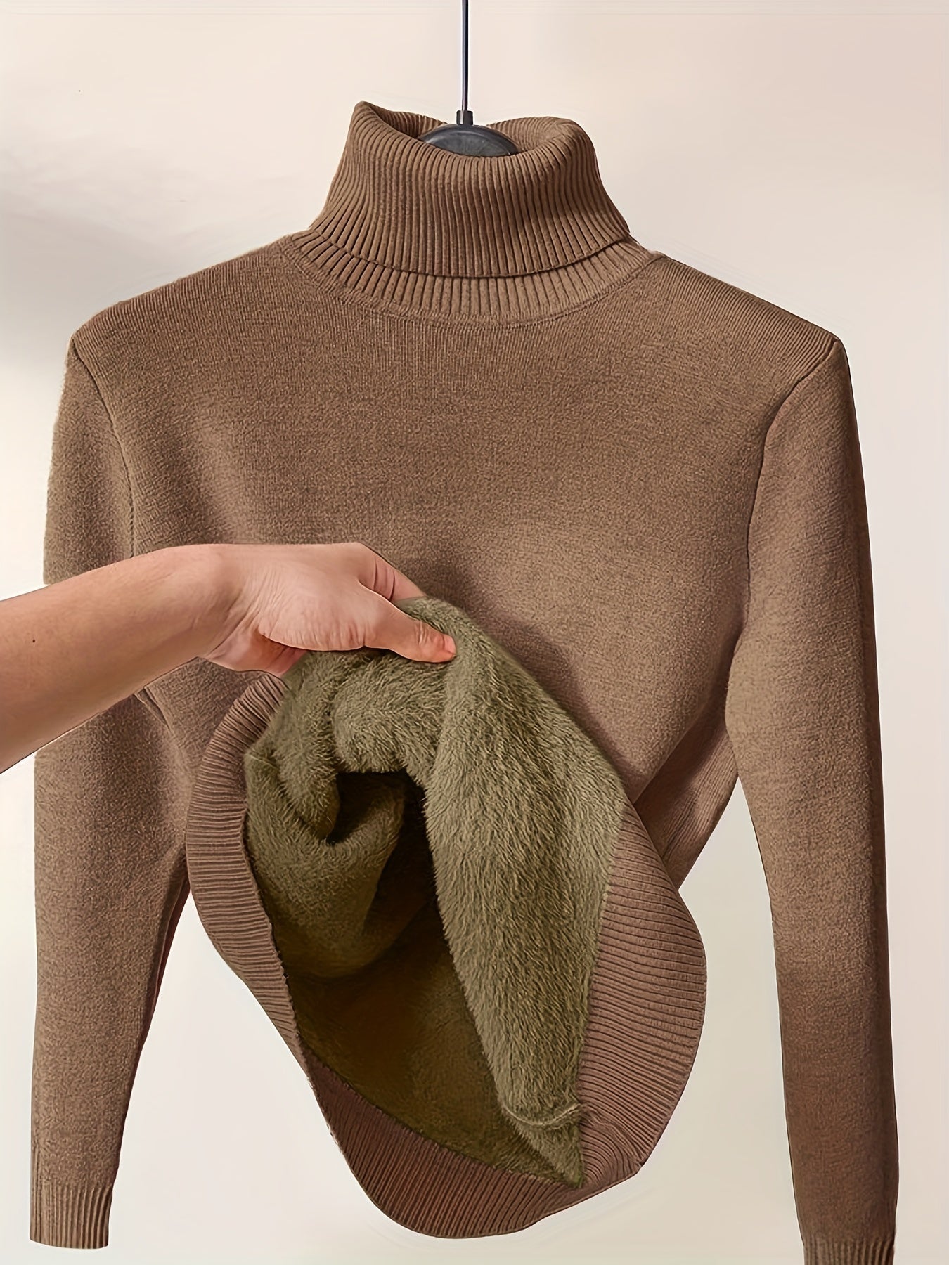 Krohn-e | Foret Rollkragenpullover Warm und Weich Perfekt für Den Winter