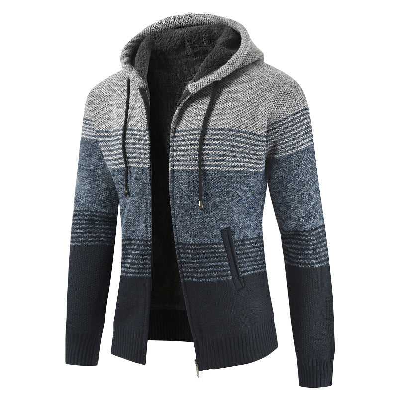 Herren Strickjacke mit Kapuze Krohn-e