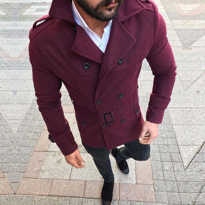 Herren stylischer, taillierter Designermantel Krohn-e