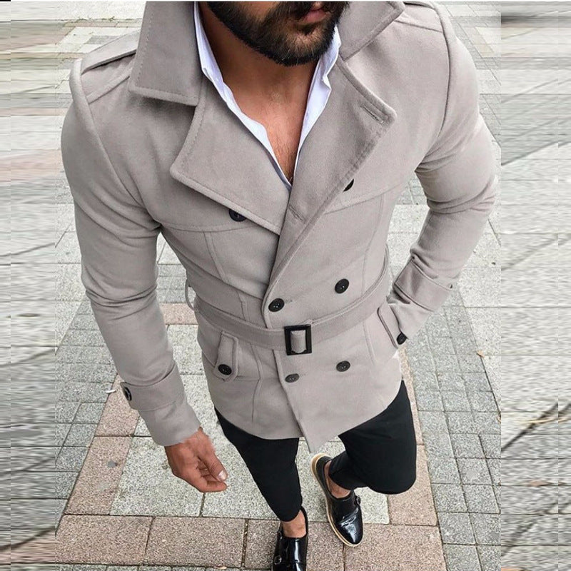 Herren stylischer, taillierter Designermantel Krohn-e