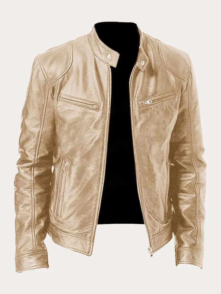 Krohn-e | Herren Klassische Lederjacke