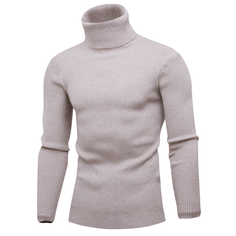 Herren eleganter Rollkragenpullover aus weichem Strick Krohn-e