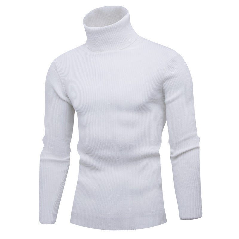 Herren eleganter Rollkragenpullover aus weichem Strick Krohn-e