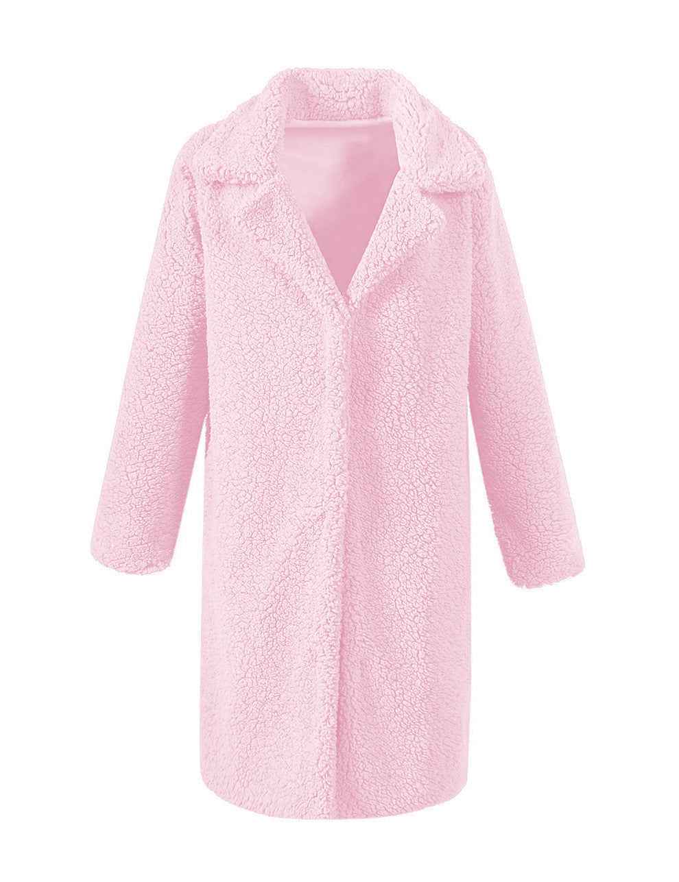 Damen Flauschiger Langmantel mit oversized Schnitt Krohn-e