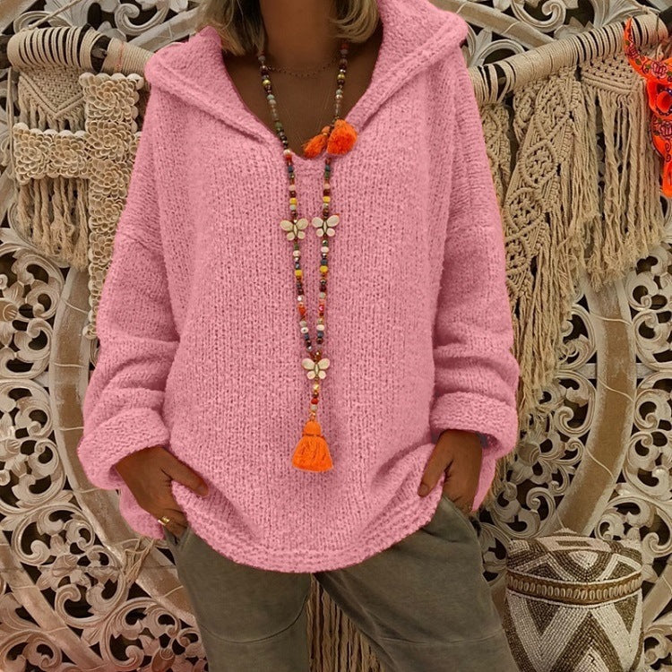 Damen Kapuzenpullover aus weichem Material mit lässigem Schnitt Krohn-e
