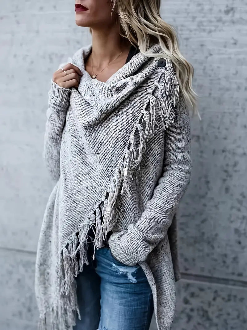 Krohn-e | Tunika Pullover mit Kragen - Krohn-e