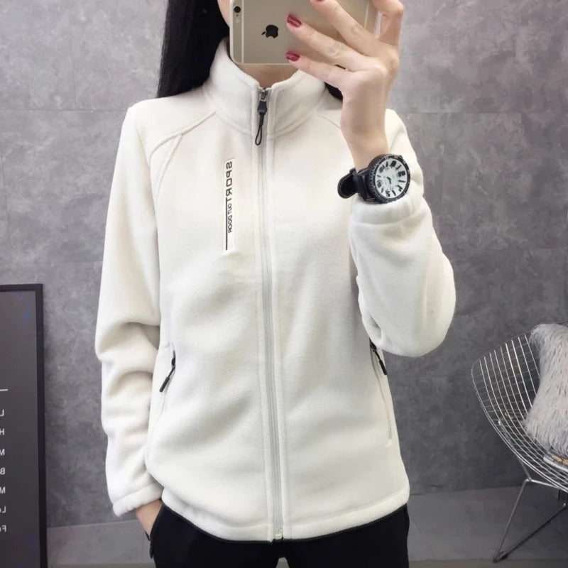 Krohn-e | Warme Winter Fleecejacke für Frauen