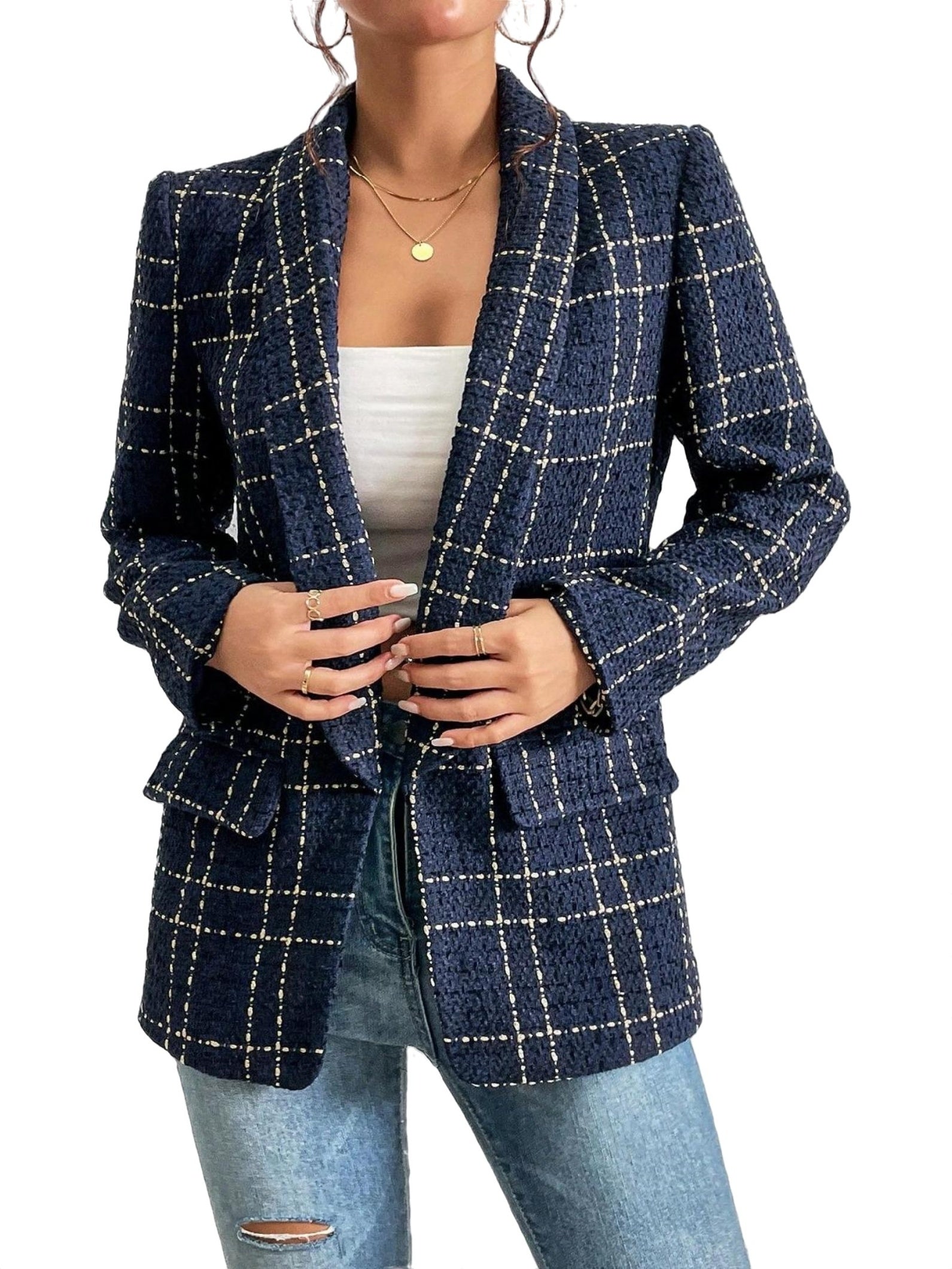 Krohn-e | Karierter Blazer
