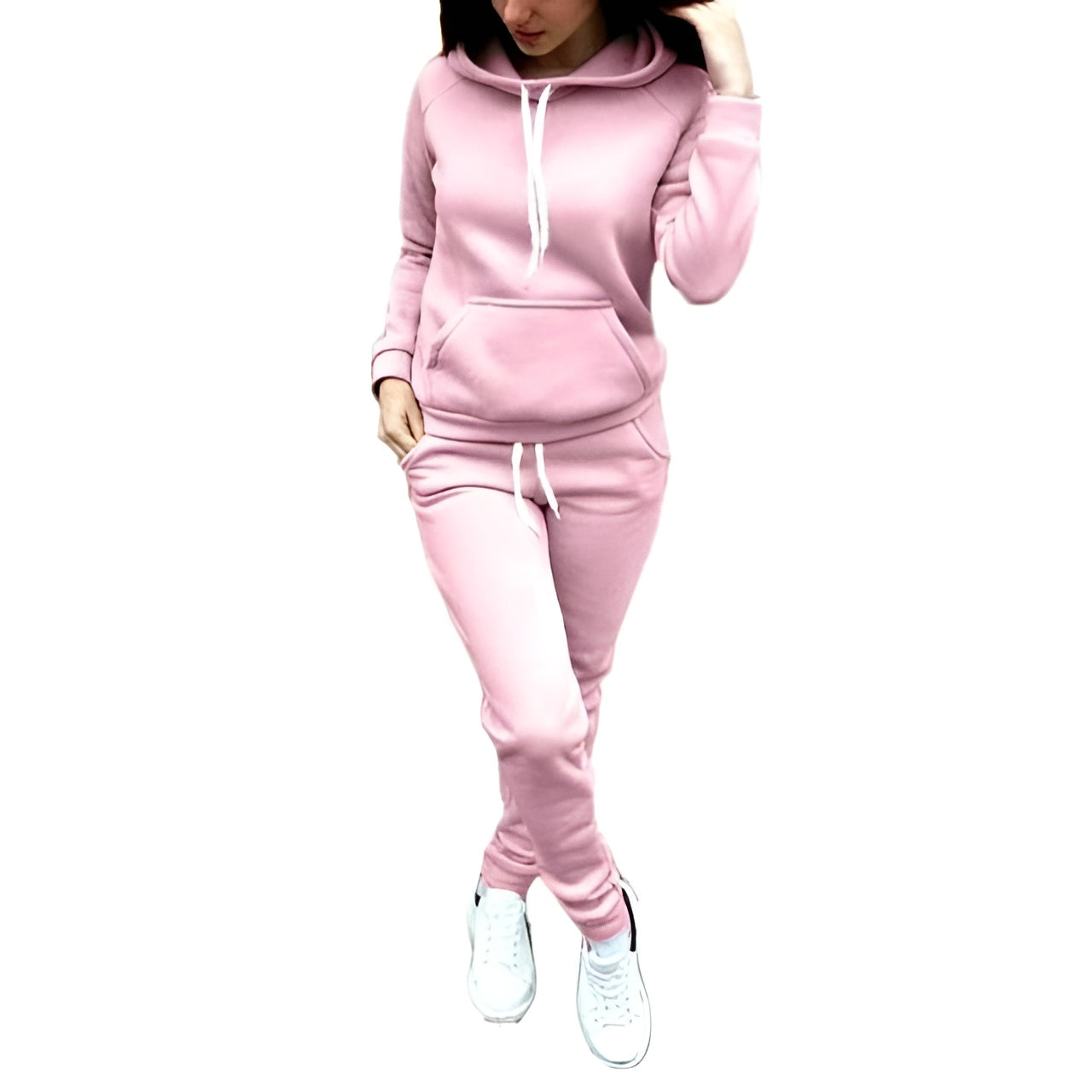 Lusalis Damen Trainingsanzug: Hoodie und Hose