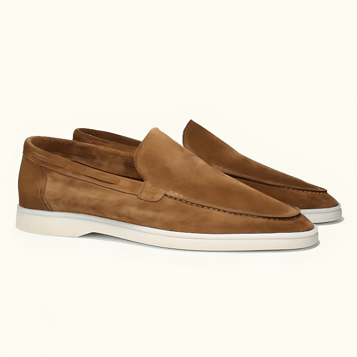 Modische und bequeme Herren-Leder-Slipper