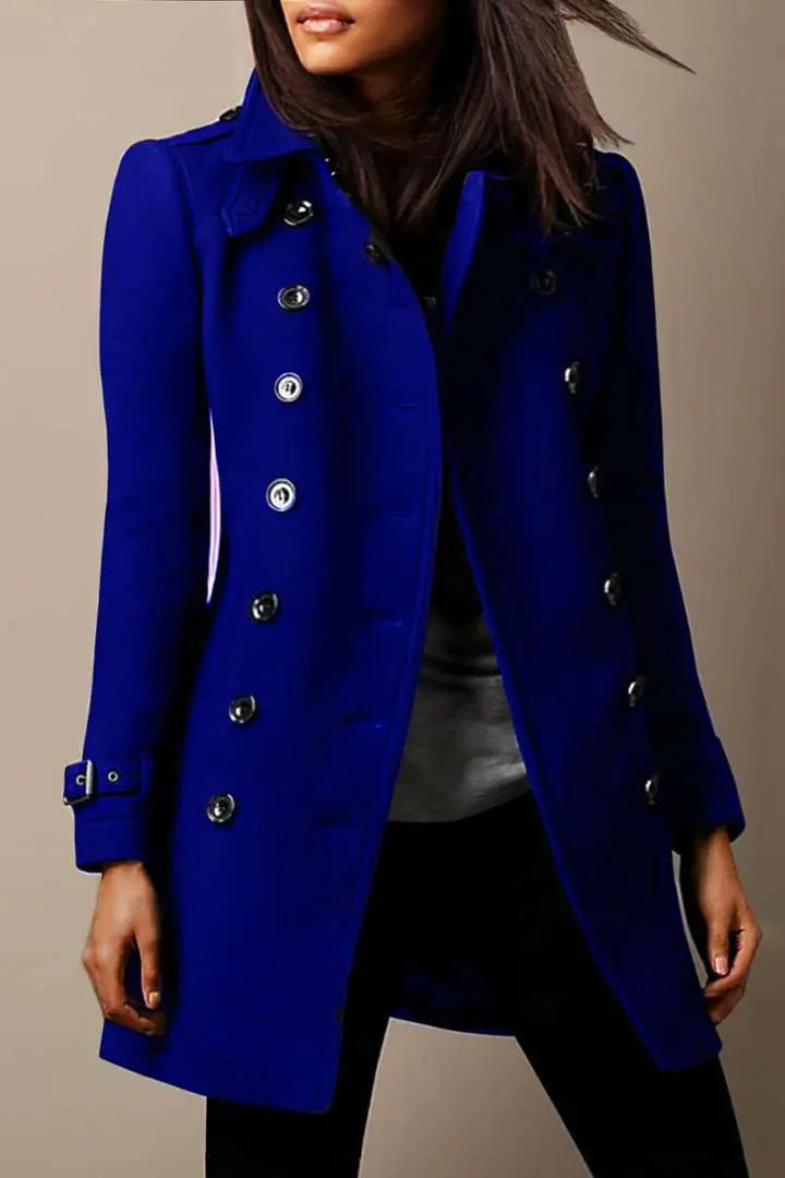 Krohn-e | Eleganter Langer Trenchcoat