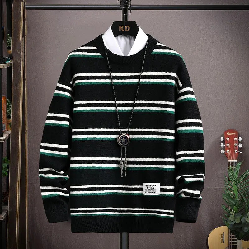 Krohn-e | Weicher Strickpullover für Männer