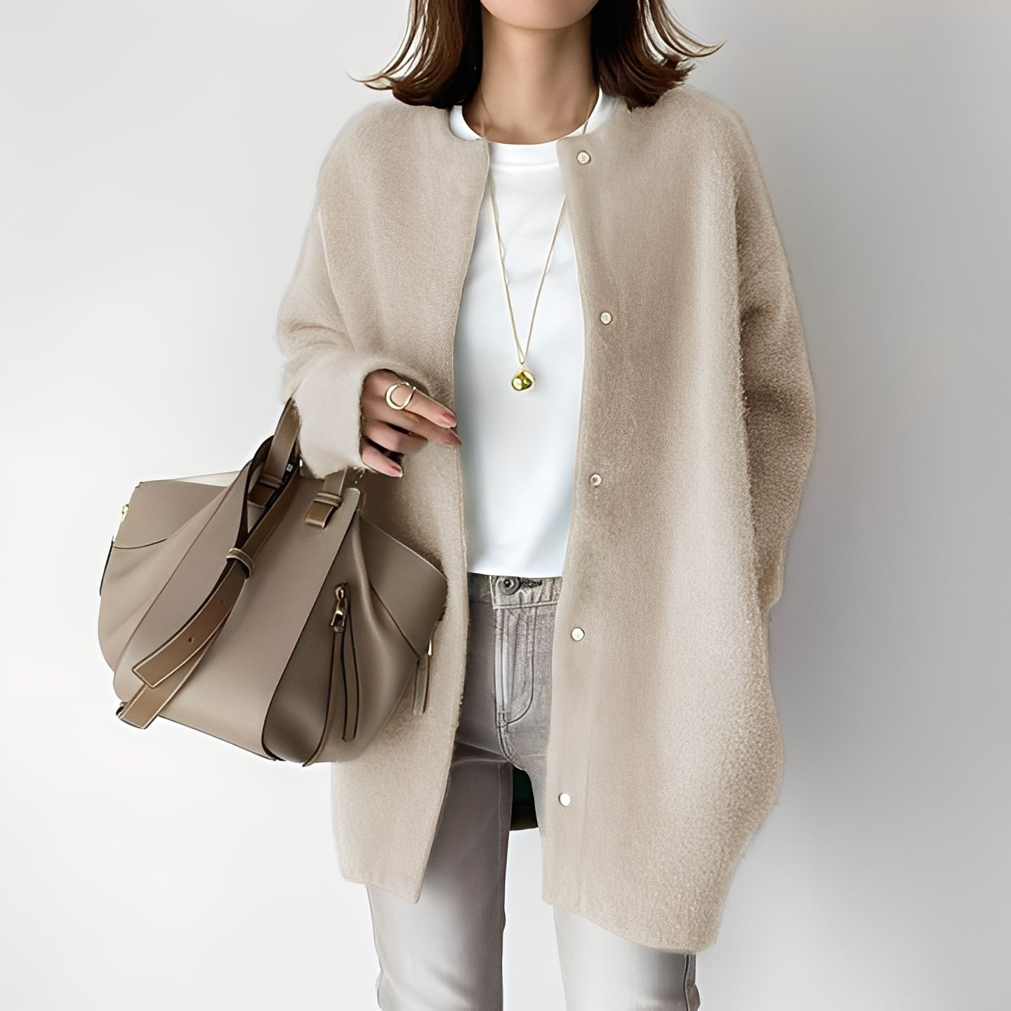 Krohn-e | Stylischer, locker sitzender Cardigan für Frauen