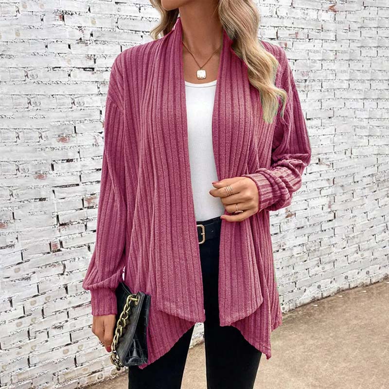 Krohn-e | Strickjacke - Damen Herbst Freizeit Strickjacke
