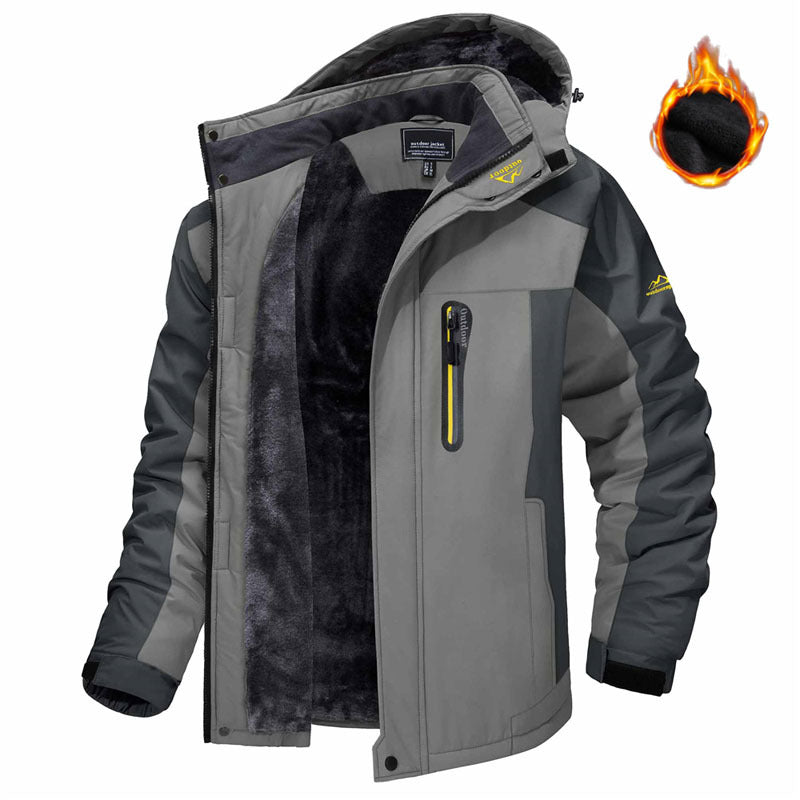 Krohn-e | Stilvolle, Warme Winterjacke für Männer