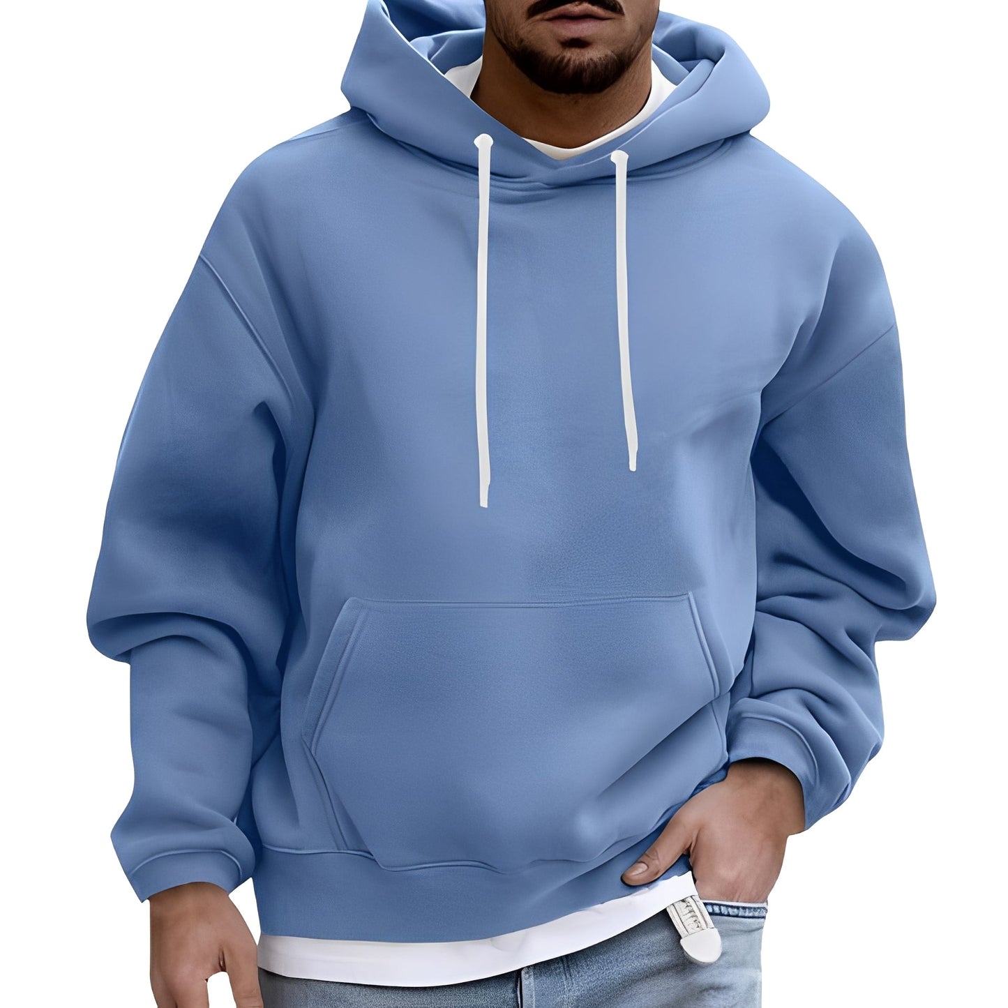Krohn-e | Lässiger Hoodie mit Tasche für Männer