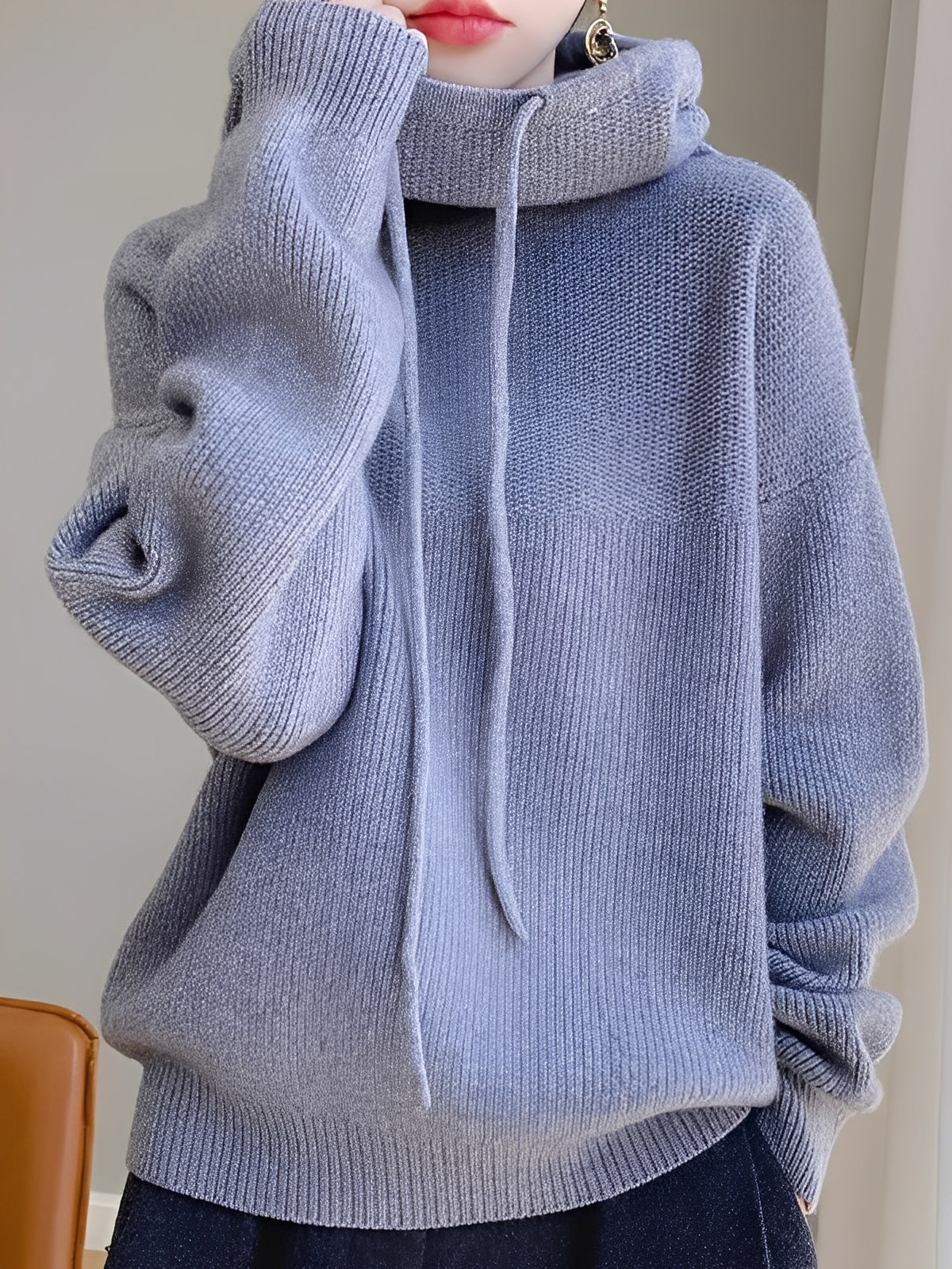 Krohn-e | Warme, weiche Woll-Hoodie für Frauen