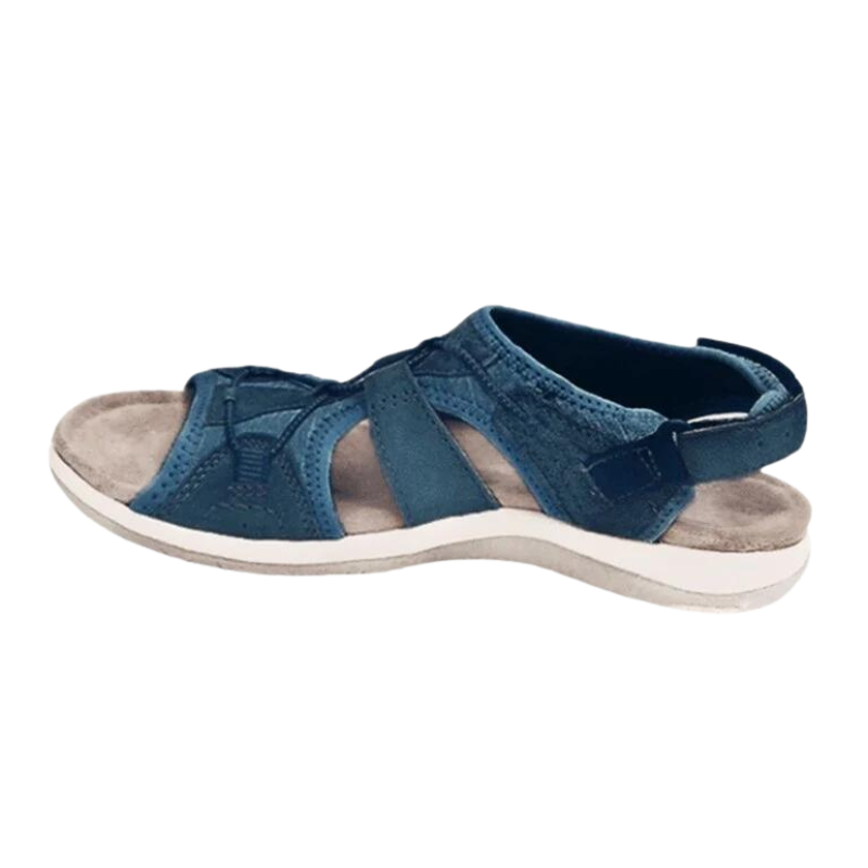 KROHN-E Damen Sommer-Sandalen Verstellbare Riemen Atmungsaktiv