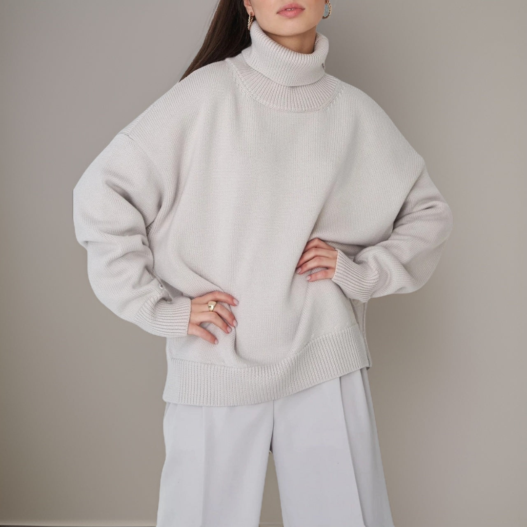 Krohn-e | Rollkragenpullover für Damen Winter