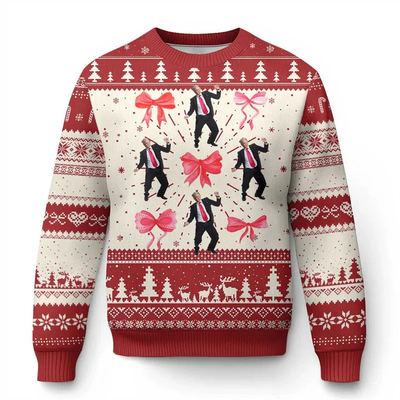 Weihnachtlicher Partypullover von Fudus für Feiertage und Partys