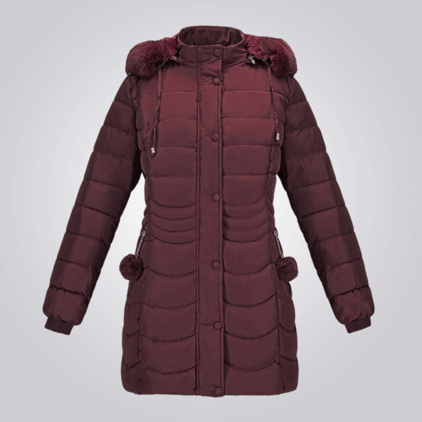 Krohn-e | Eleganter Lange Wintermantel für Frauen