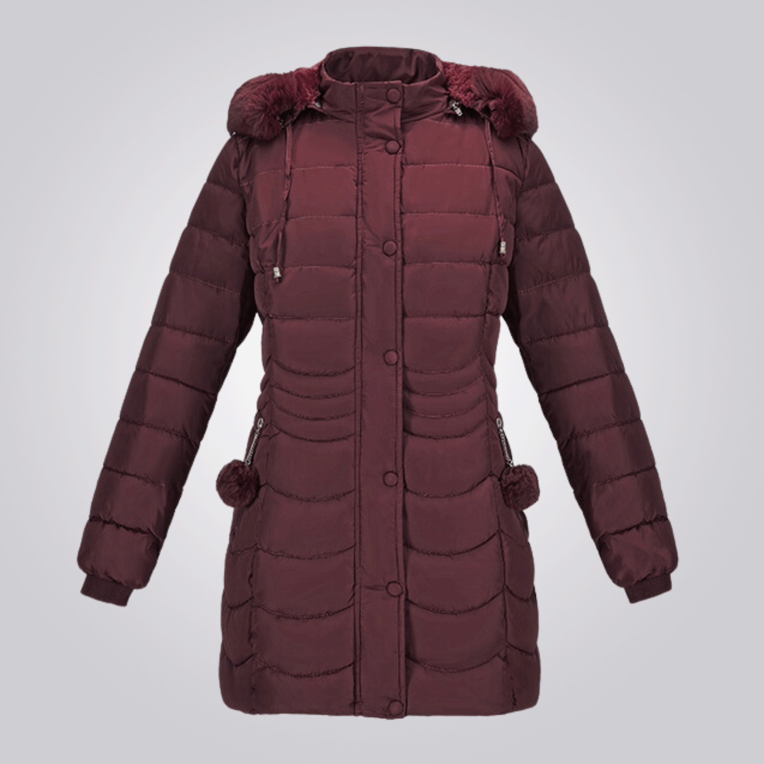 Krohn-e | Eleganter Lange Wintermantel für Frauen