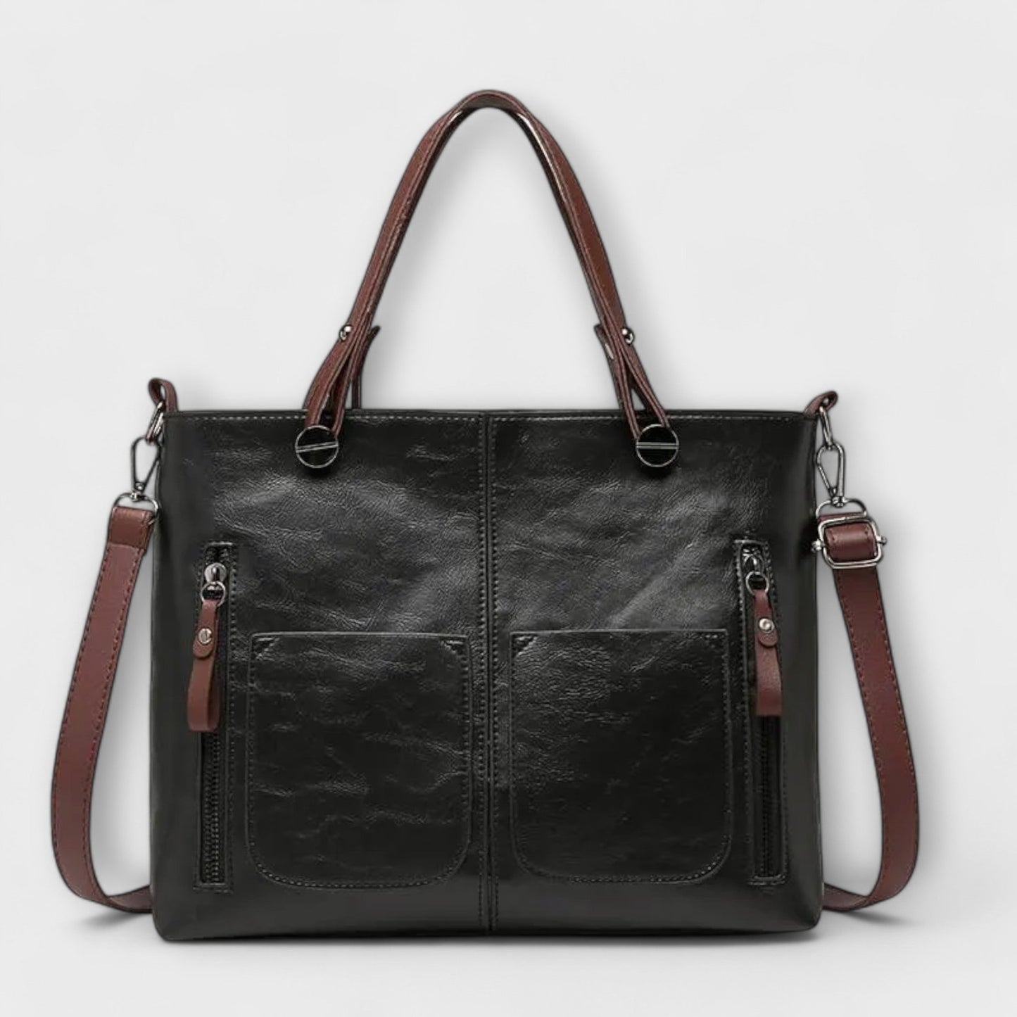 KROHN-E Damen Handtasche Multifunktion Mehrere Taschen Verstellbarer Riemen