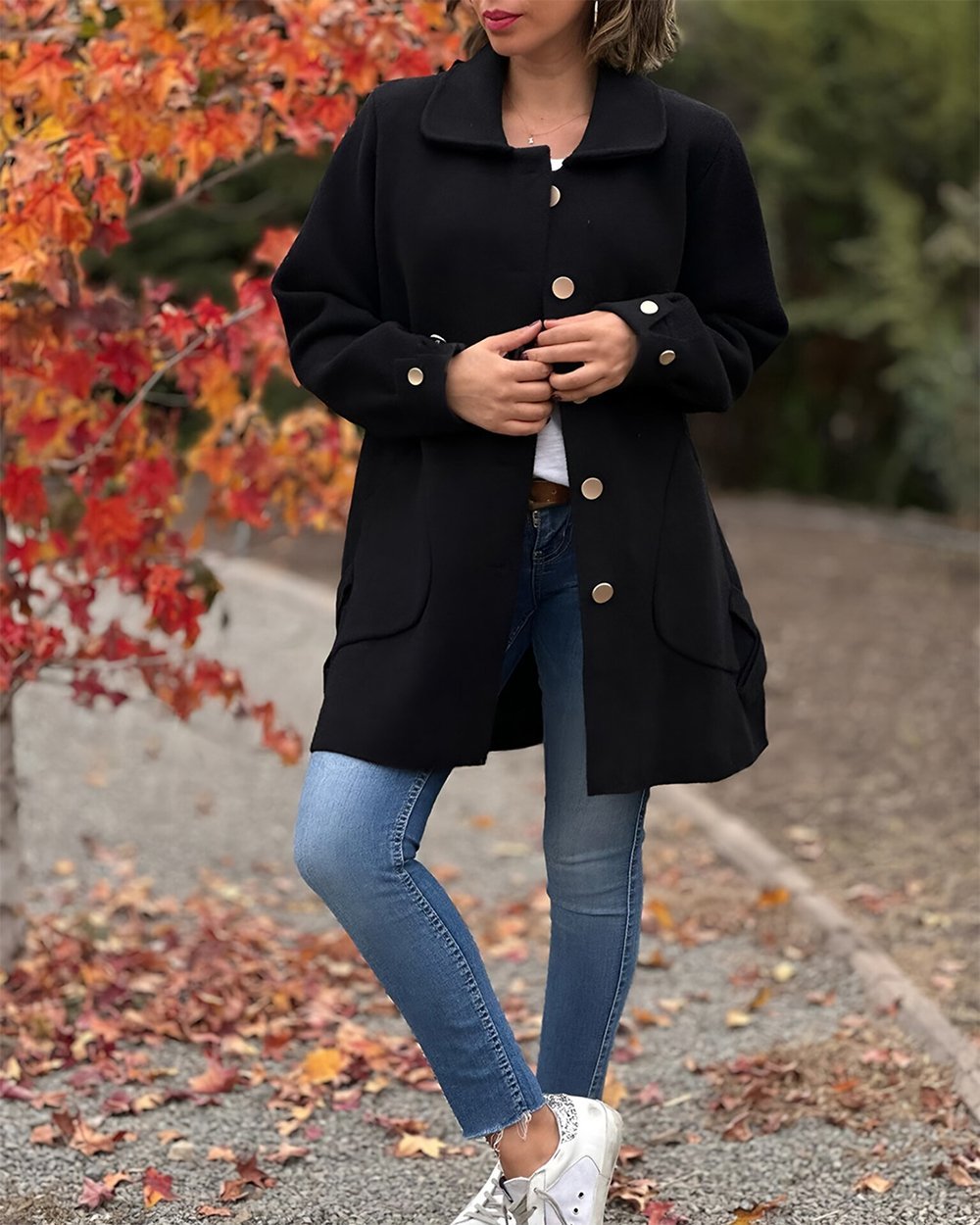 Krohn-e | Jacke mit Seitlichem Knoten Elegant