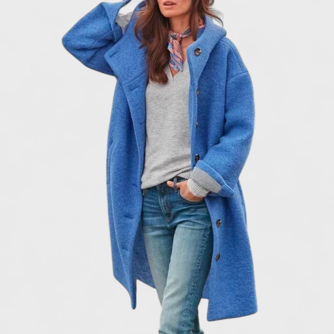KROHN-E Damen City-Jacke Modern Funktionale Taschen