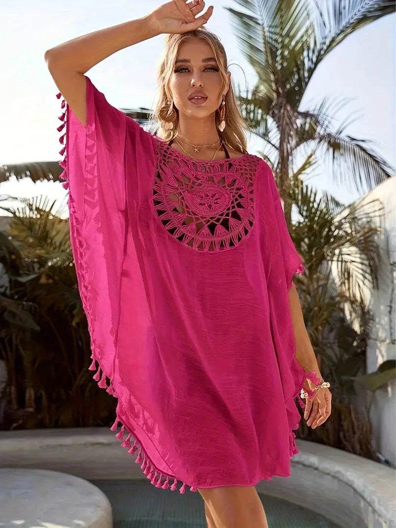 Fudus Women's Loose-Fitting Bohemian Shirt