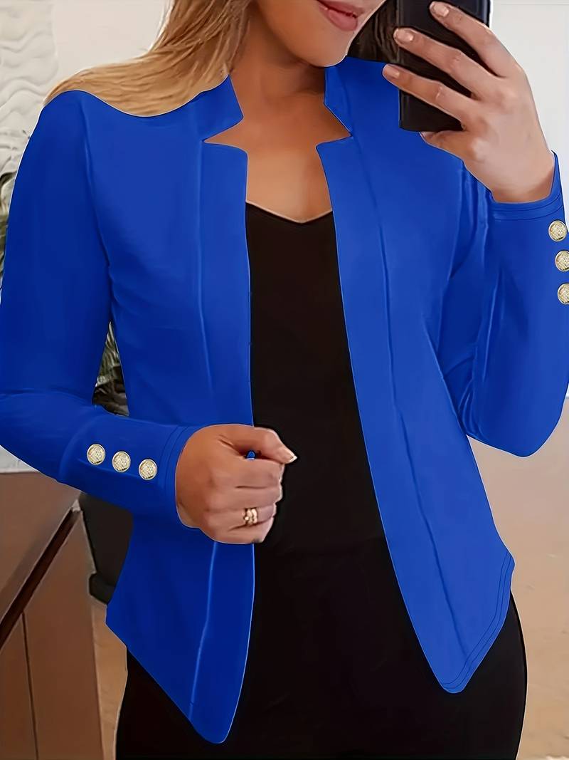 Krohn-e | Freizeit Damen Blazer Mit Knöpfen