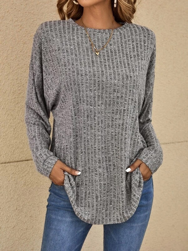 Krohn-e | Lässiger Langarm Pullover