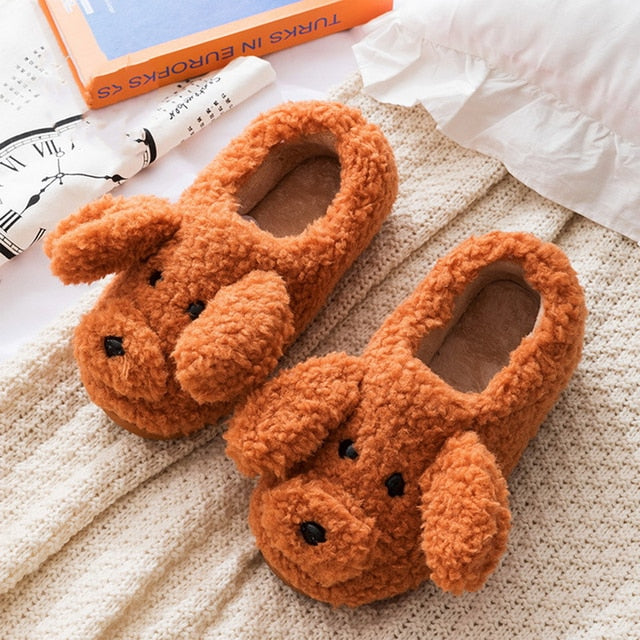 Krohn-e | Bequeme Damen Hausschuhe mit Tiermuster