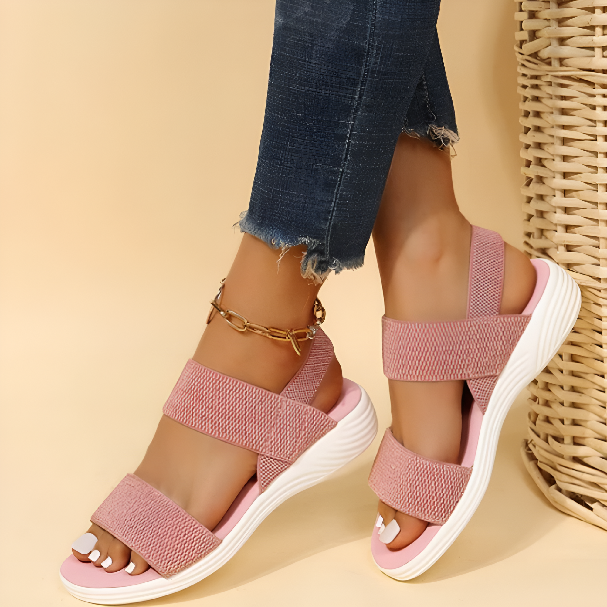 Bequeme Damen-Sandalen mit orthopädischer Unterstützung für den Alltag