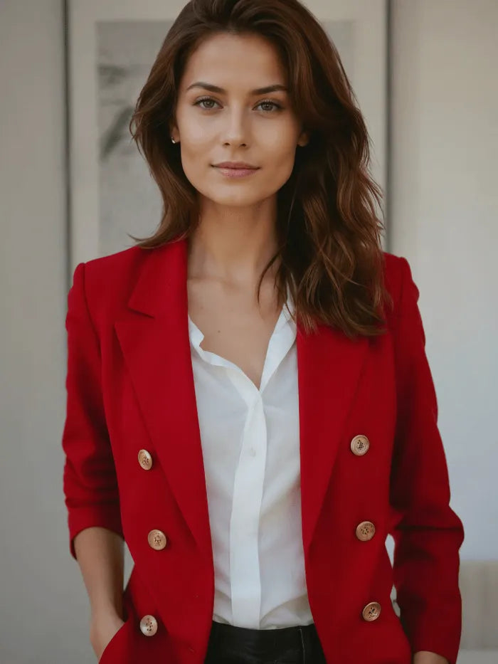 Krohn-e | Blazer Komfortabel Elegant Hochwertige Materialien Perfekt für Geschäft und Abendveranstaltungen