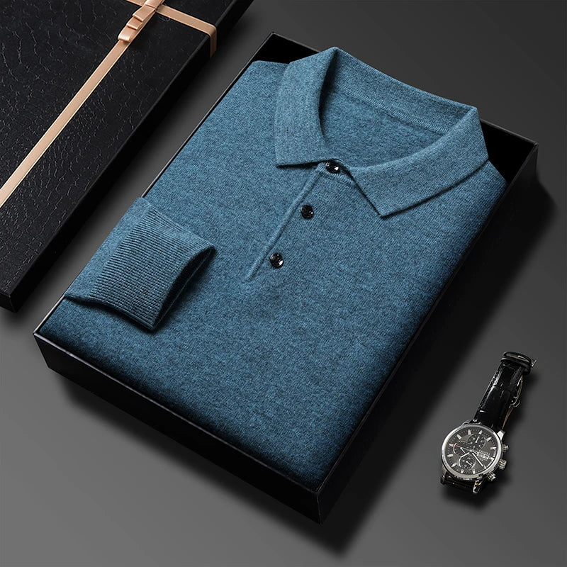 Hochwertiger Herren-Polopullover