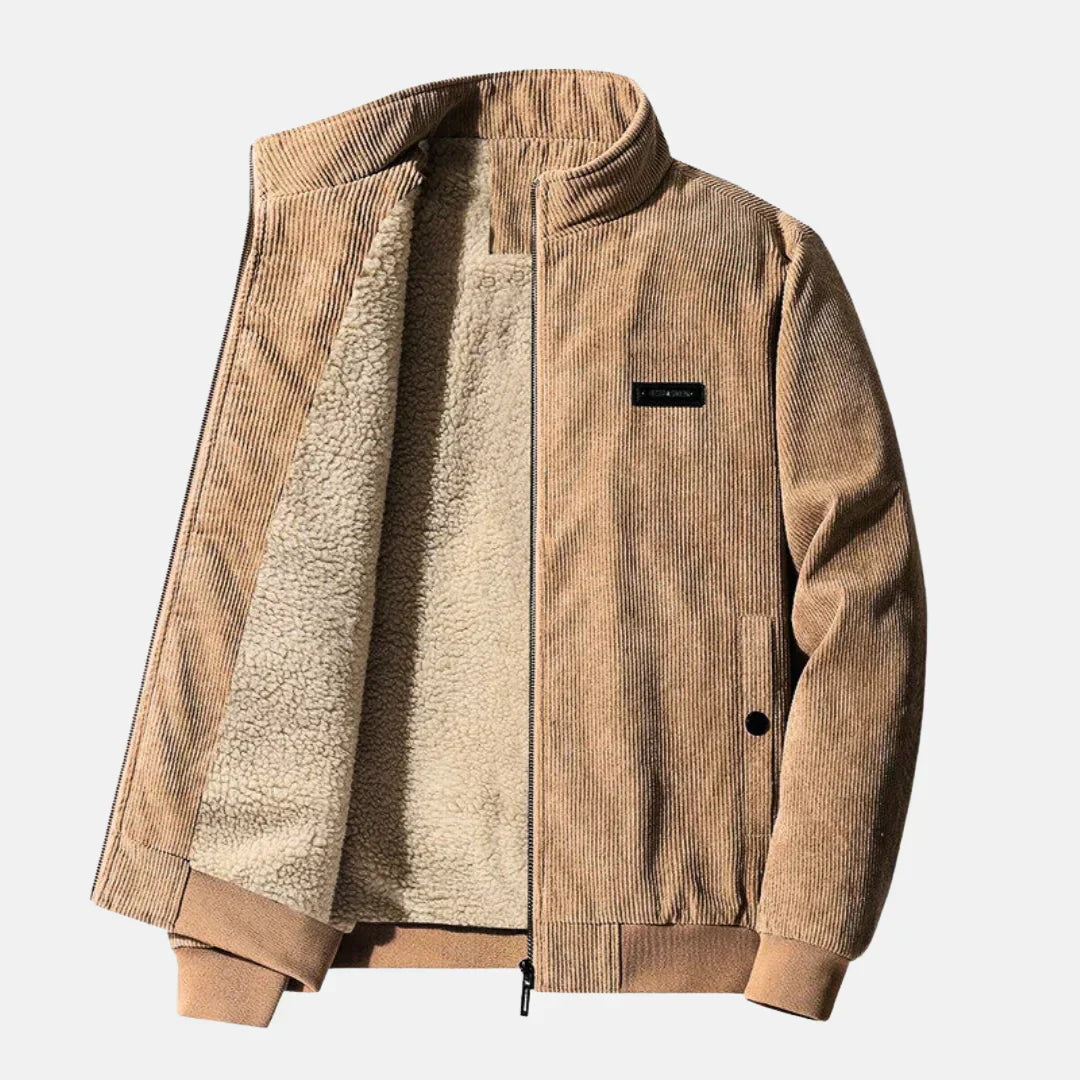 Krohn-e | Retro Cordura-Jacke für Männer | Lässig & vielseitig
