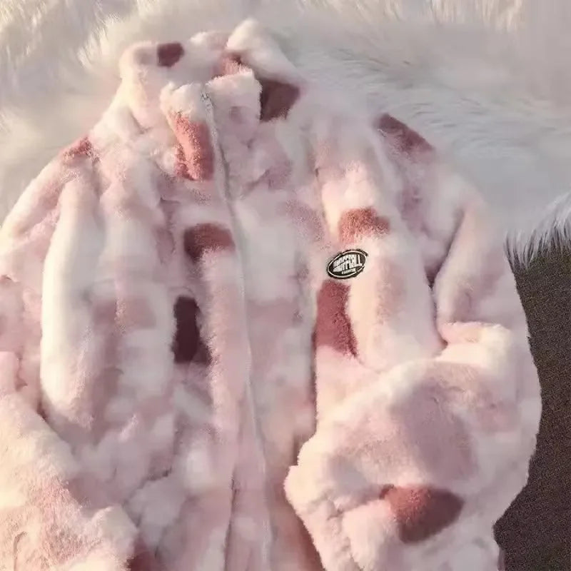 Krohn-e | Batik Fleecejacke für Damen