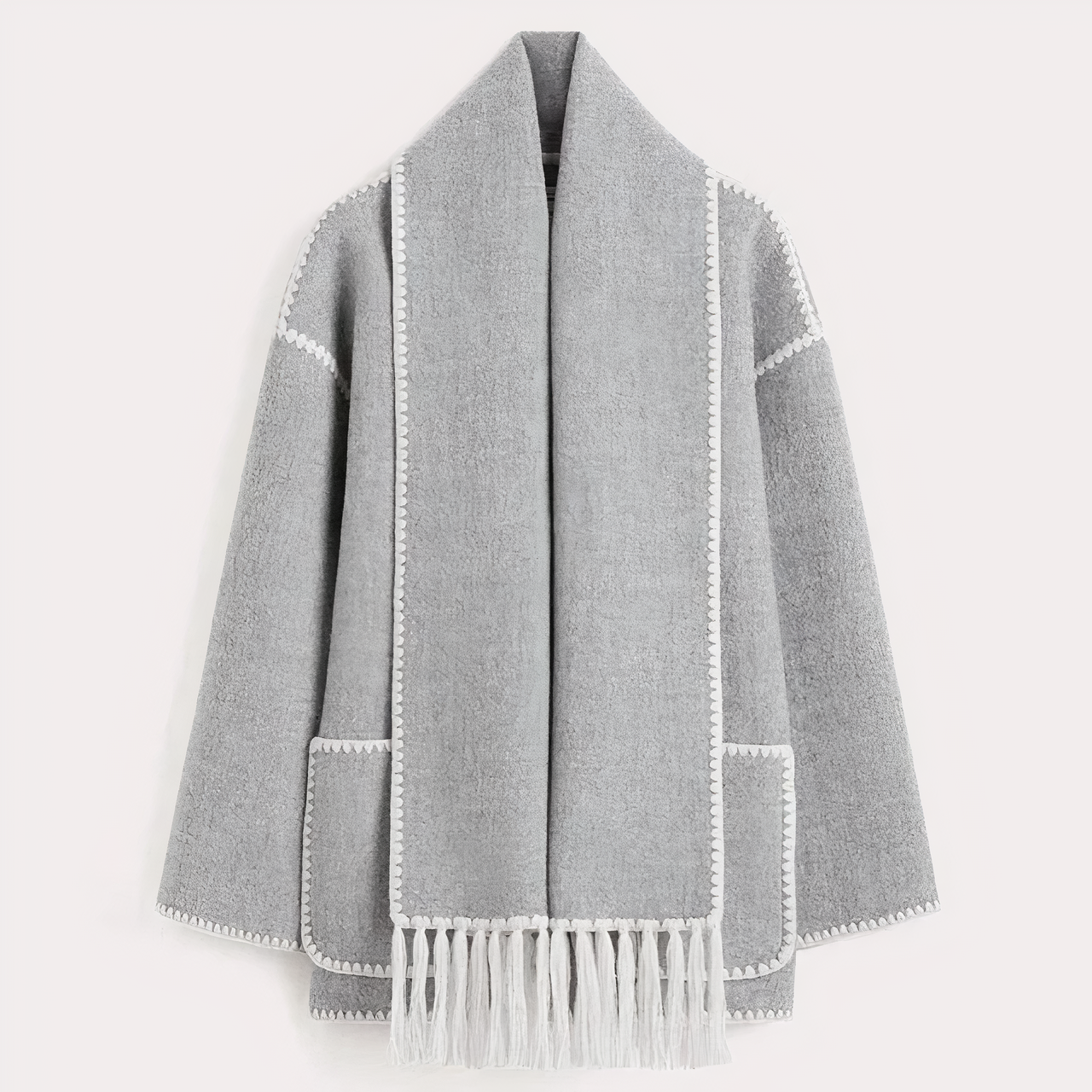 Jacke für Damen mit integriertem Halstuch – Modell Adeline