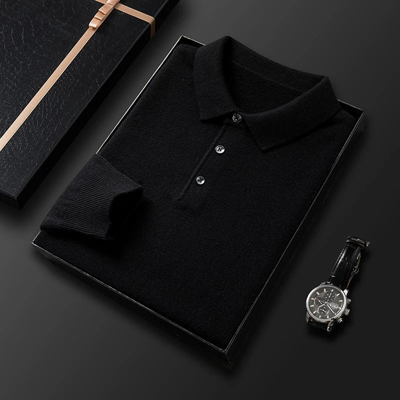 Hochwertiger Herren-Polopullover