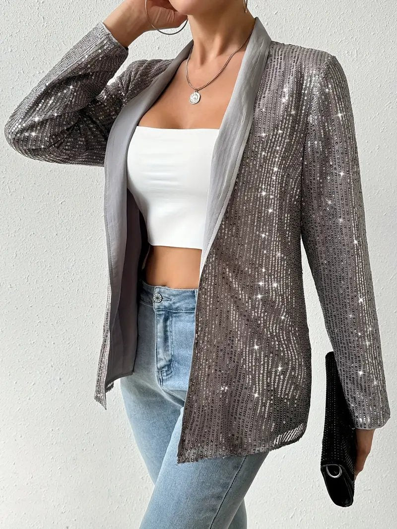 Krohn-e | Blazer mit Glanzenden Pailletten Aerys