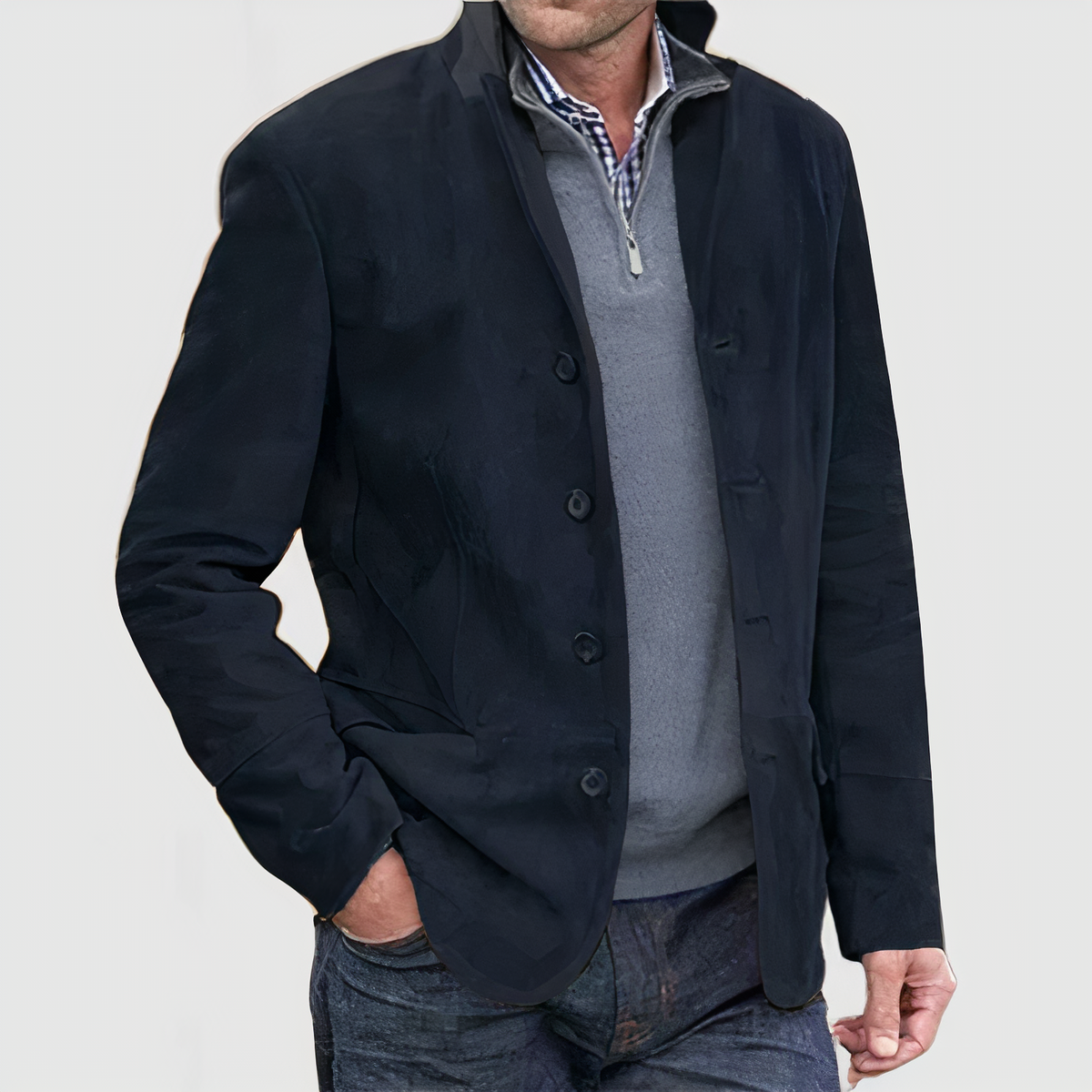 Krohn-e | Vintage Jacke mit Knöpfen