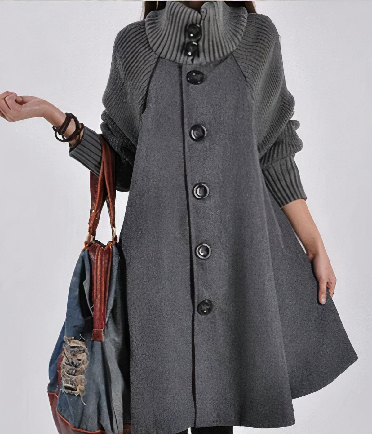 Elegantes Damen-Wintermäntel Modell Aleta