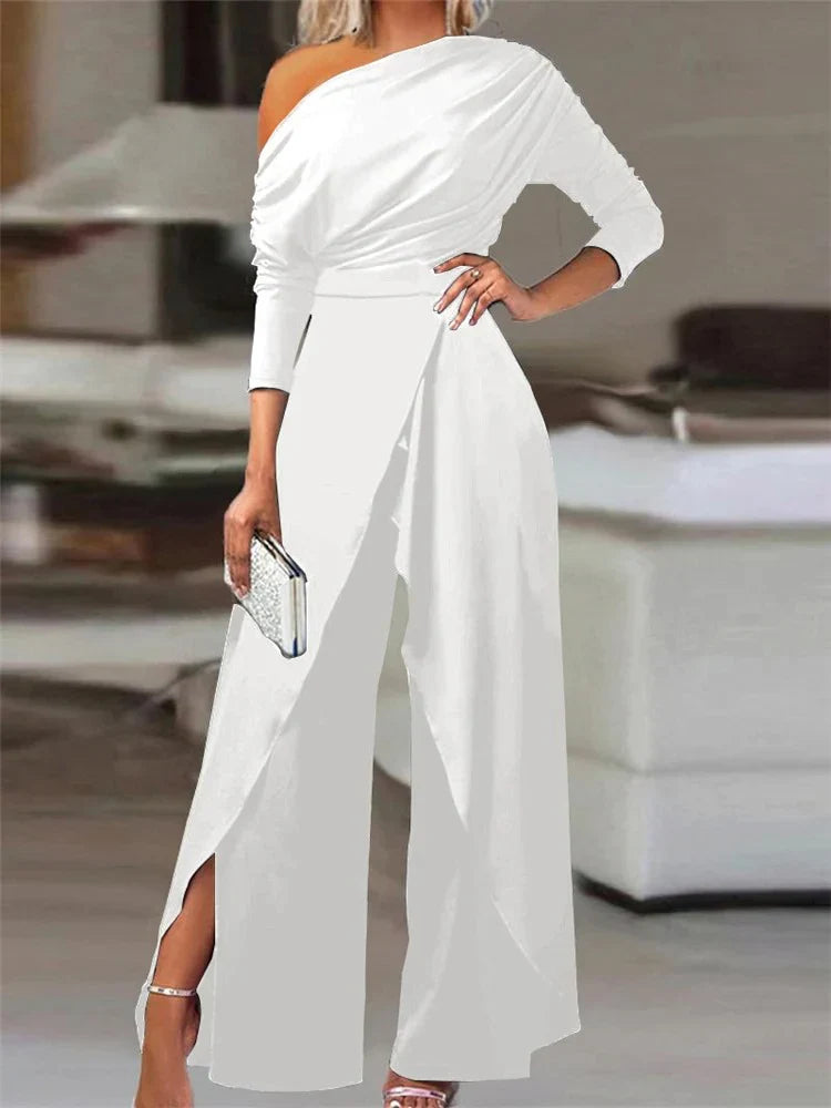 Elegantes Jumpsuit mit langen Ärmeln – Alvia