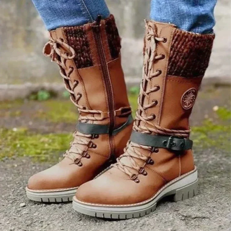 Krohn-e | Modische Winterstiefel Zum Schnüren