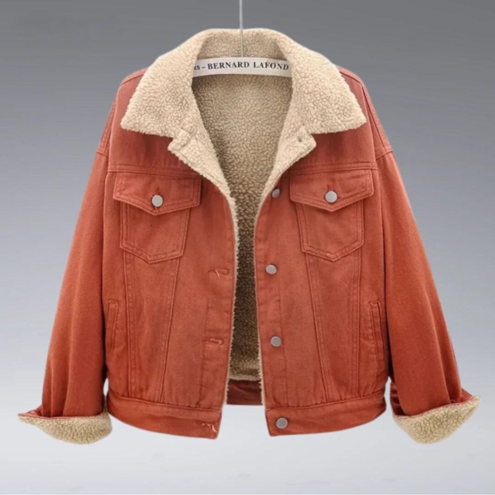 Winterjacke aus Denim für Damen – Modell Anelie