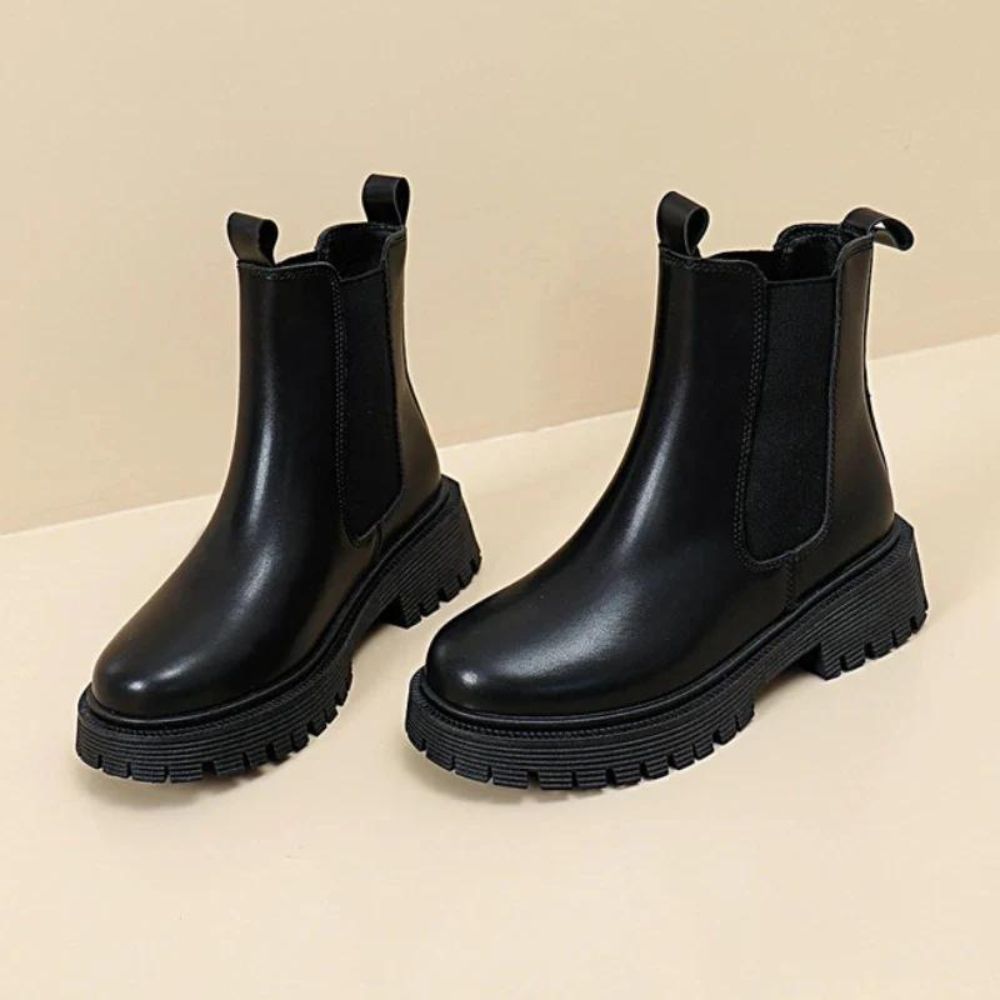 Anke: Leder Chelsea Boots für Damen