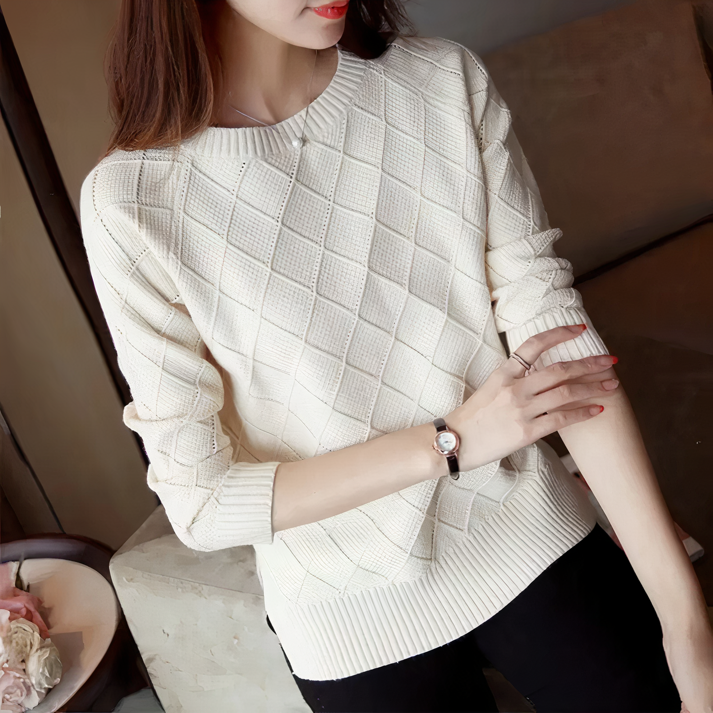 Annie Winter Knit Sweater