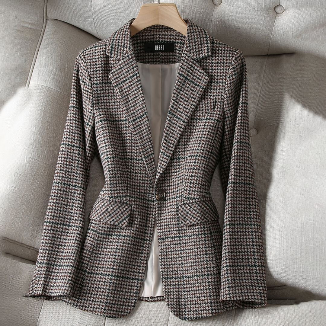Premium Checked Blazer