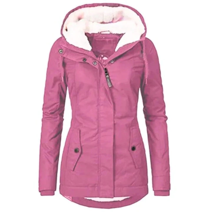Krohn-e | Stilvoller Langer Damen Wintermantel